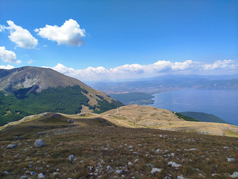 Galicica Mountains between Ohrid and Prespa